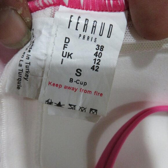 Feraud Pink one piece swimsuit size small - Picture 3 of 3